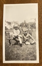 1940s Boy Girl Children Kids